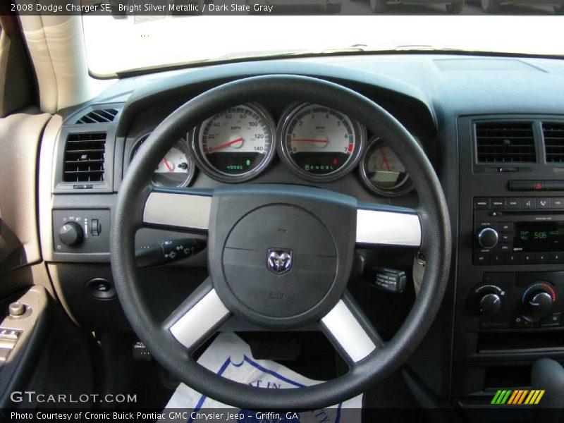 Bright Silver Metallic / Dark Slate Gray 2008 Dodge Charger SE