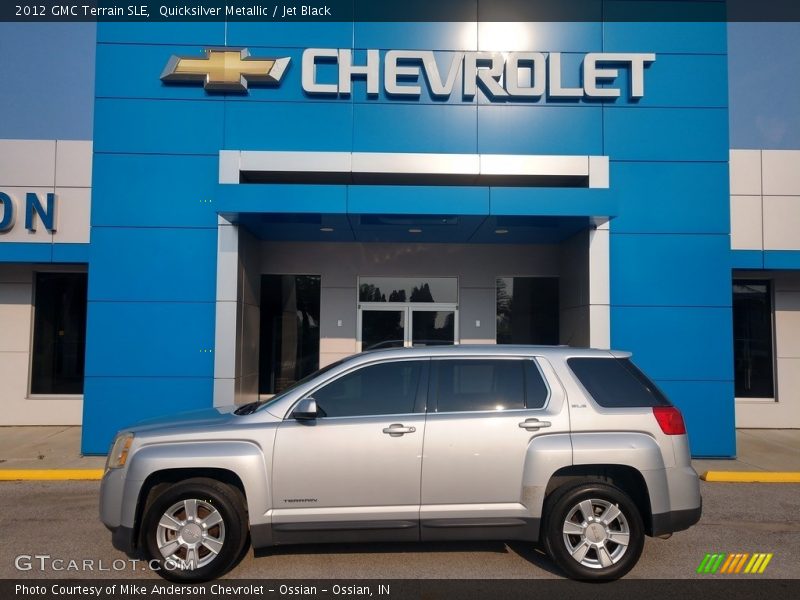 Quicksilver Metallic / Jet Black 2012 GMC Terrain SLE