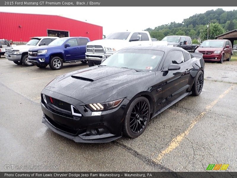 Black / Ebony 2015 Ford Mustang GT Premium Coupe