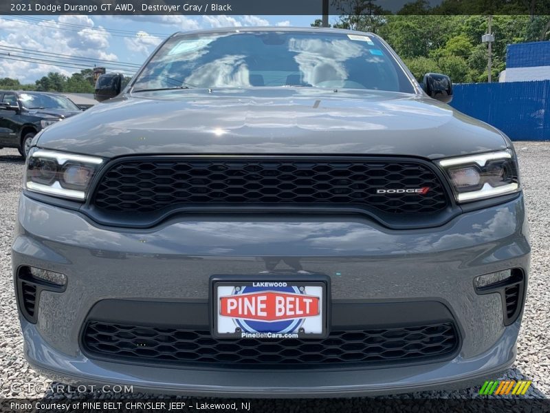 Destroyer Gray / Black 2021 Dodge Durango GT AWD