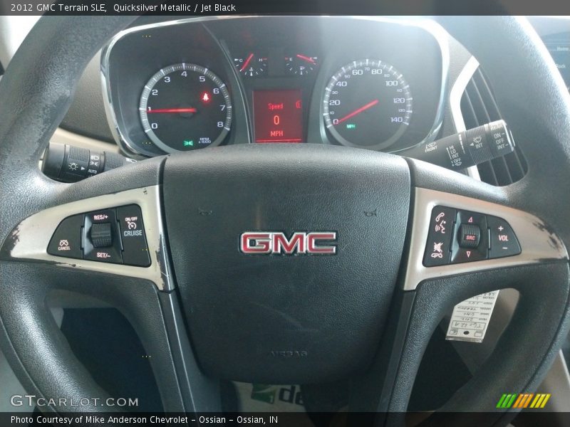 Quicksilver Metallic / Jet Black 2012 GMC Terrain SLE