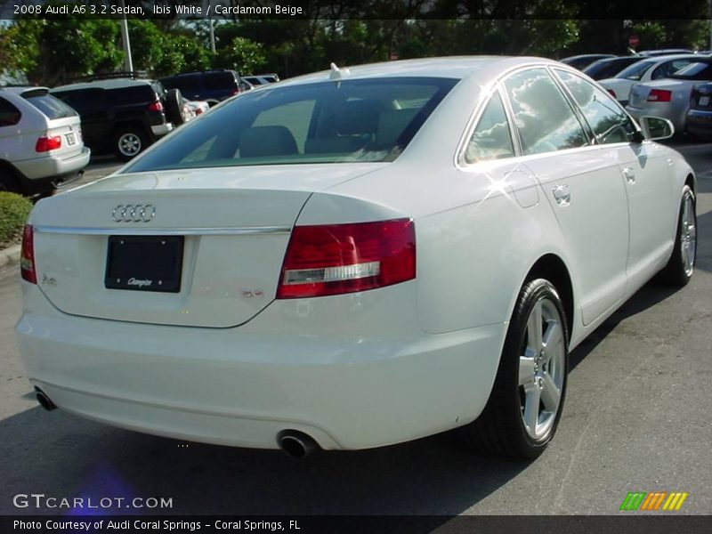 Ibis White / Cardamom Beige 2008 Audi A6 3.2 Sedan