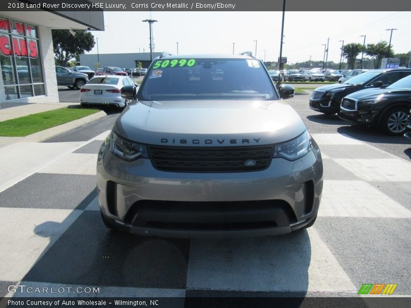 Corris Grey Metallic / Ebony/Ebony 2018 Land Rover Discovery HSE Luxury