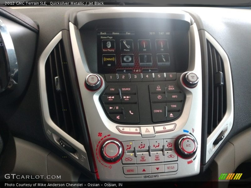 Quicksilver Metallic / Jet Black 2012 GMC Terrain SLE