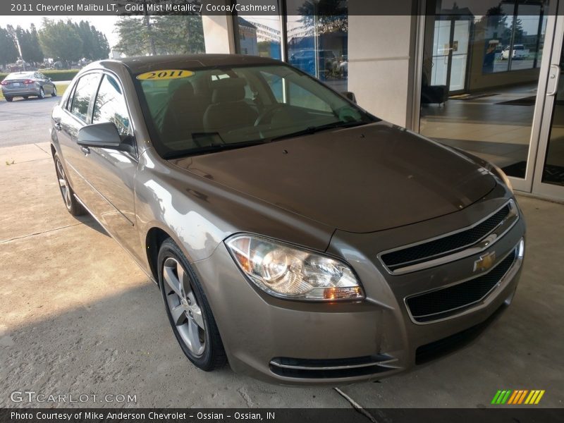 Gold Mist Metallic / Cocoa/Cashmere 2011 Chevrolet Malibu LT