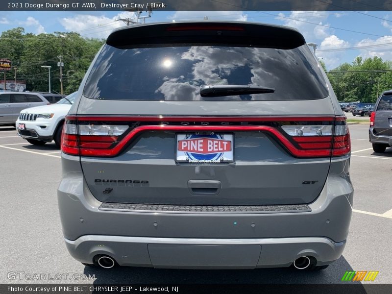 Destroyer Gray / Black 2021 Dodge Durango GT AWD