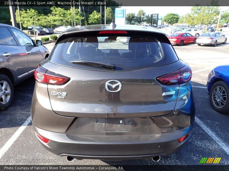 Machine Gray Metallic / Black 2019 Mazda CX-3 Sport AWD