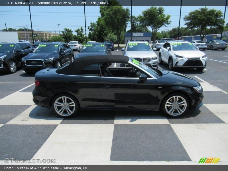Brilliant Black / Black 2018 Audi A3 2.0 Premium Plus quattro