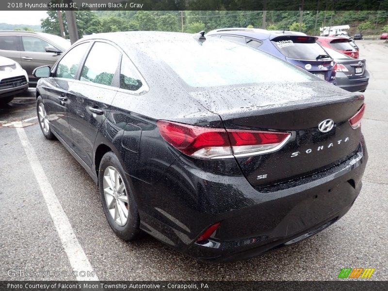 Phantom Black / Gray 2018 Hyundai Sonata SE
