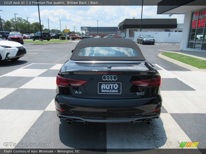 Brilliant Black / Black 2018 Audi A3 2.0 Premium Plus quattro