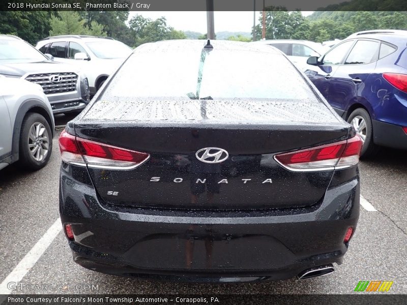Phantom Black / Gray 2018 Hyundai Sonata SE