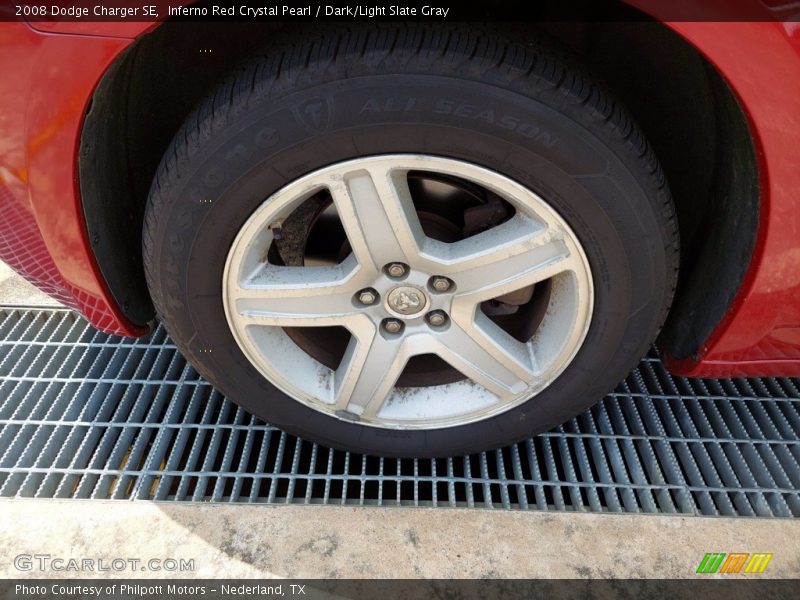 Inferno Red Crystal Pearl / Dark/Light Slate Gray 2008 Dodge Charger SE
