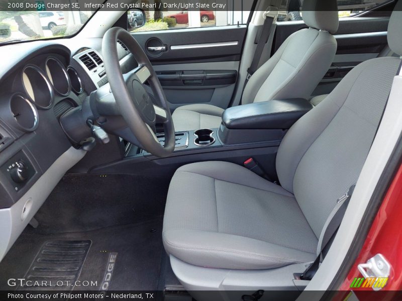 Inferno Red Crystal Pearl / Dark/Light Slate Gray 2008 Dodge Charger SE