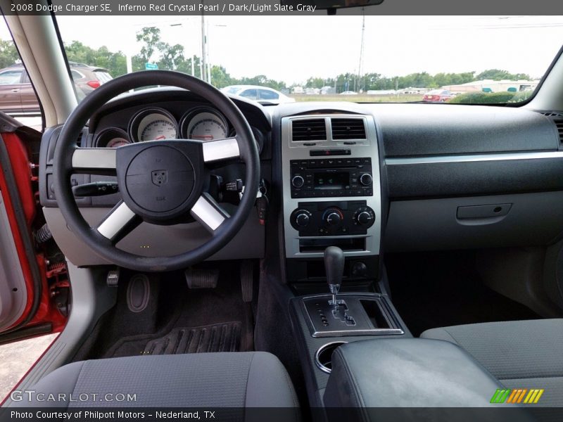Inferno Red Crystal Pearl / Dark/Light Slate Gray 2008 Dodge Charger SE