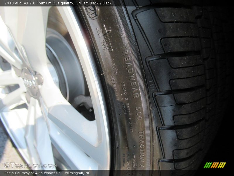 Brilliant Black / Black 2018 Audi A3 2.0 Premium Plus quattro