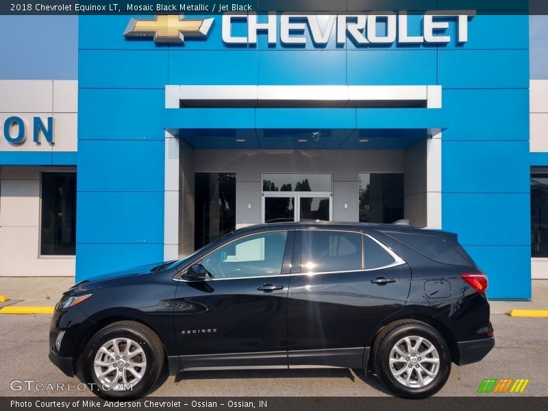 Mosaic Black Metallic / Jet Black 2018 Chevrolet Equinox LT