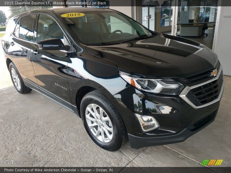 Mosaic Black Metallic / Jet Black 2018 Chevrolet Equinox LT
