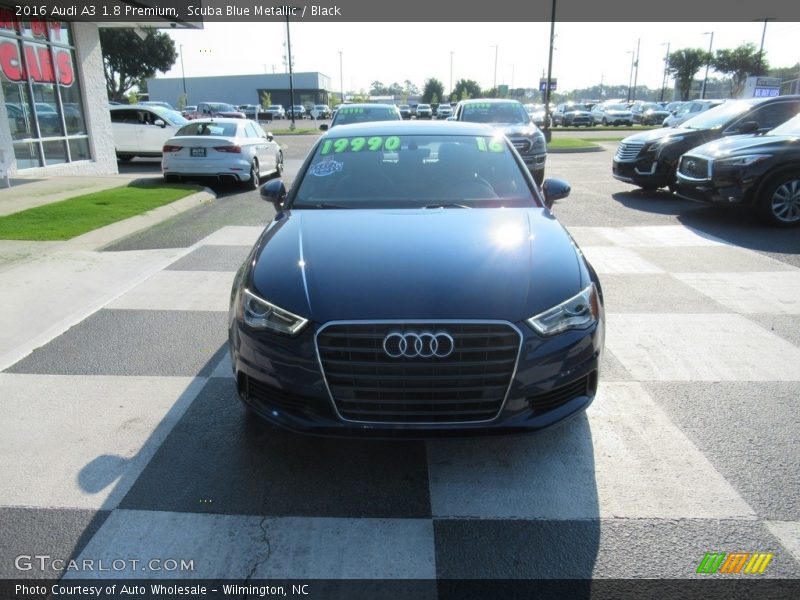 Scuba Blue Metallic / Black 2016 Audi A3 1.8 Premium