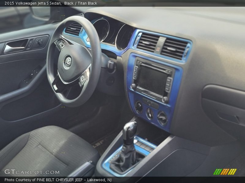 Black / Titan Black 2015 Volkswagen Jetta S Sedan