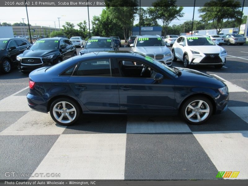 Scuba Blue Metallic / Black 2016 Audi A3 1.8 Premium