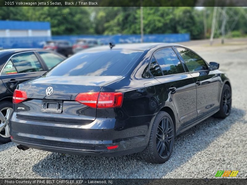 Black / Titan Black 2015 Volkswagen Jetta S Sedan