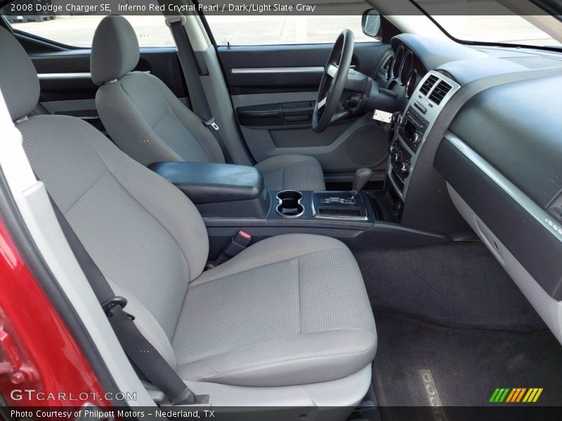 Inferno Red Crystal Pearl / Dark/Light Slate Gray 2008 Dodge Charger SE