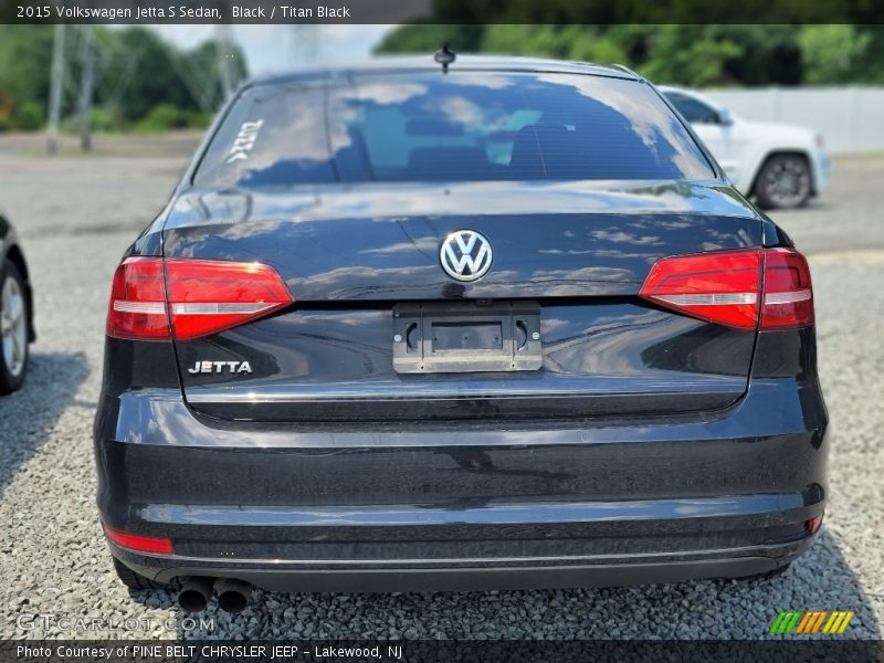 Black / Titan Black 2015 Volkswagen Jetta S Sedan