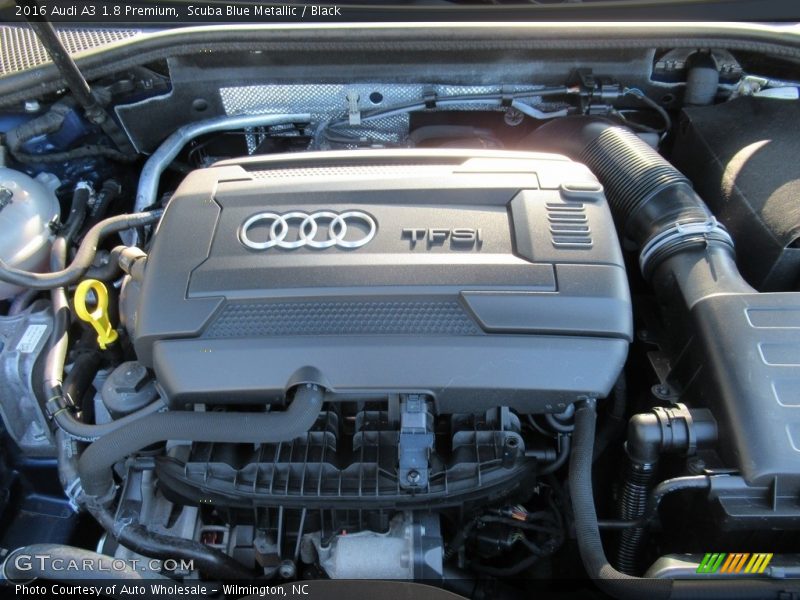 Scuba Blue Metallic / Black 2016 Audi A3 1.8 Premium