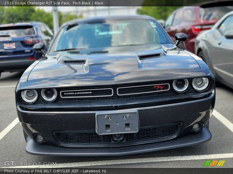 Pitch Black / Black 2016 Dodge Challenger R/T Scat Pack