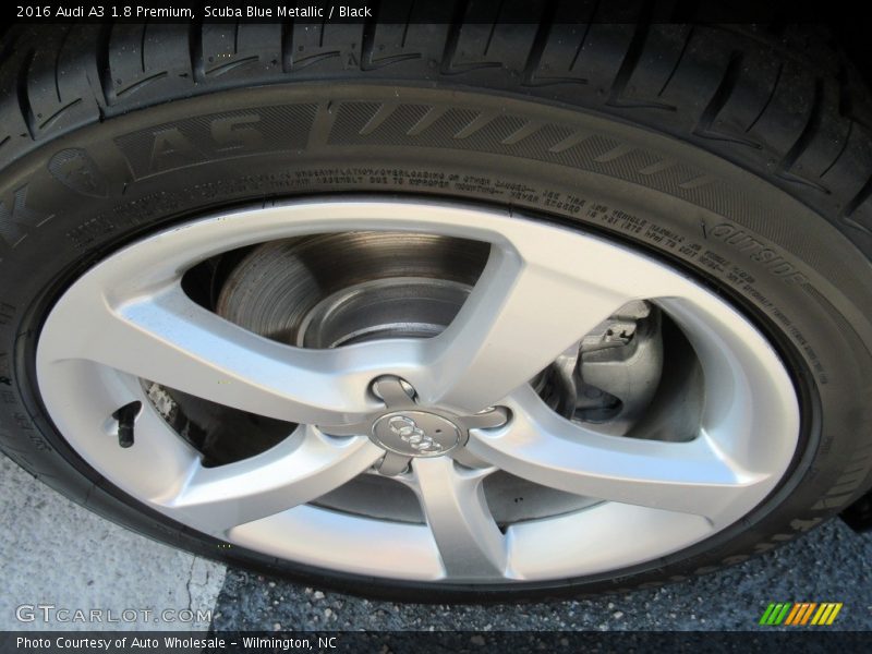 Scuba Blue Metallic / Black 2016 Audi A3 1.8 Premium