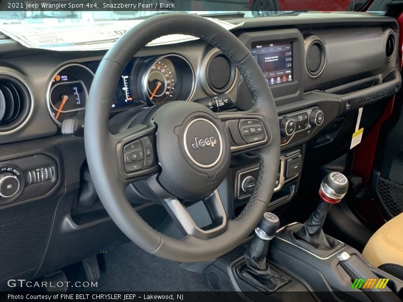 Dashboard of 2021 Wrangler Sport 4x4