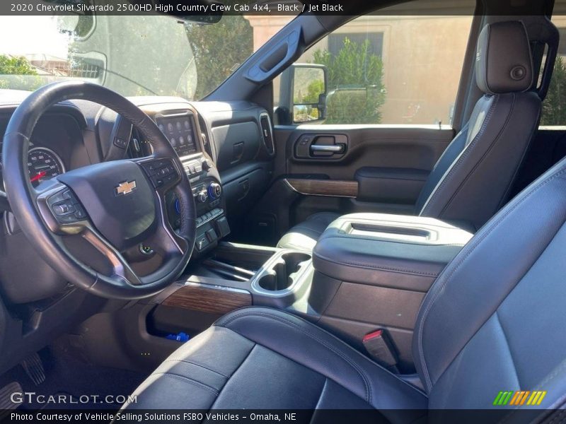 Black / Jet Black 2020 Chevrolet Silverado 2500HD High Country Crew Cab 4x4