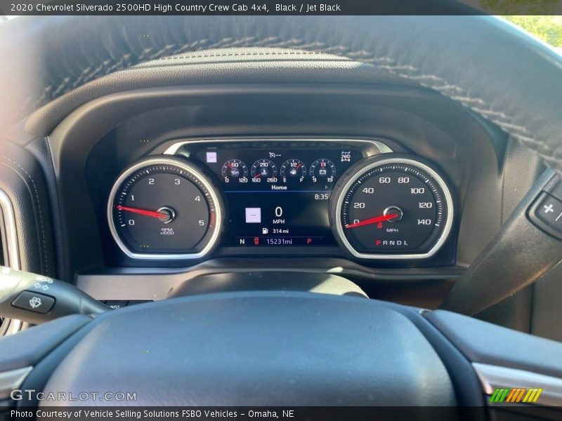 Black / Jet Black 2020 Chevrolet Silverado 2500HD High Country Crew Cab 4x4