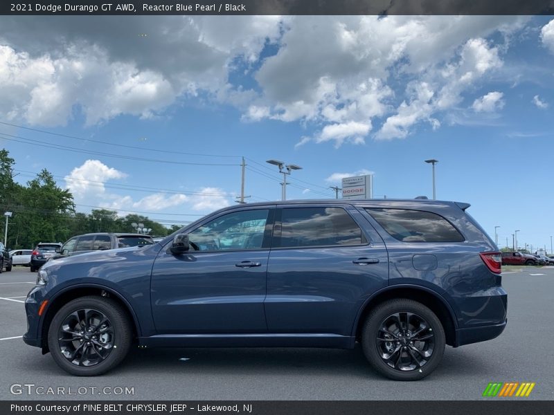 Reactor Blue Pearl / Black 2021 Dodge Durango GT AWD