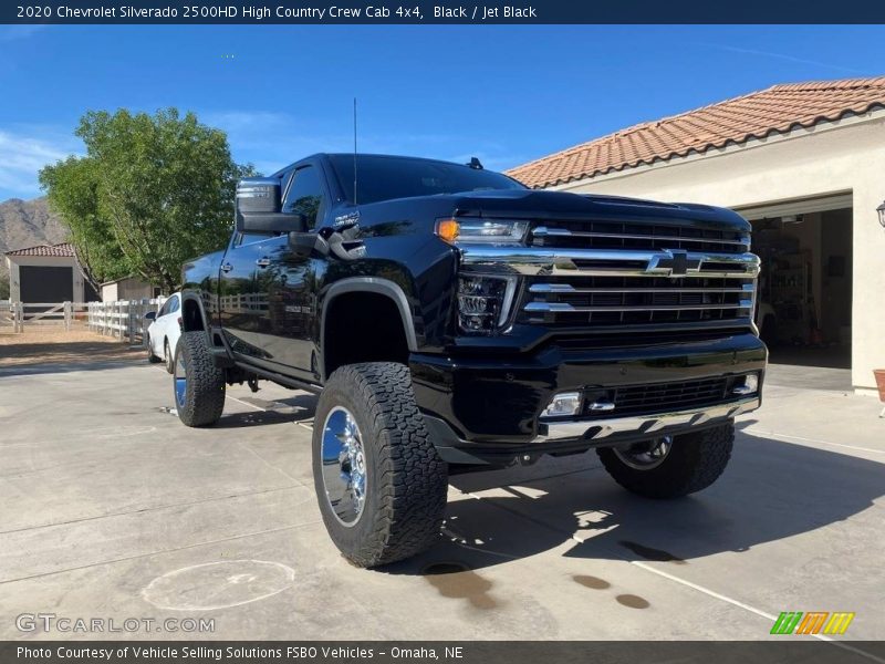 Black / Jet Black 2020 Chevrolet Silverado 2500HD High Country Crew Cab 4x4
