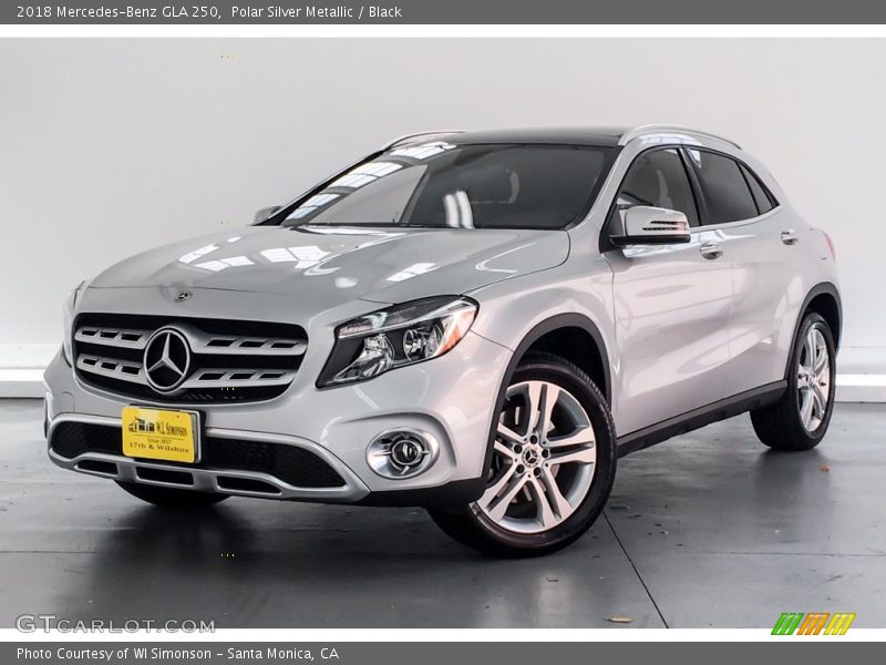 Polar Silver Metallic / Black 2018 Mercedes-Benz GLA 250