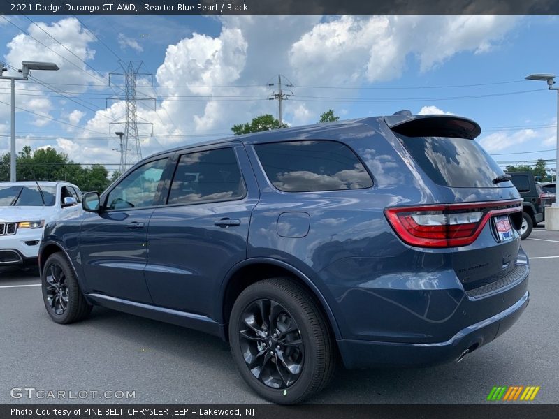 Reactor Blue Pearl / Black 2021 Dodge Durango GT AWD