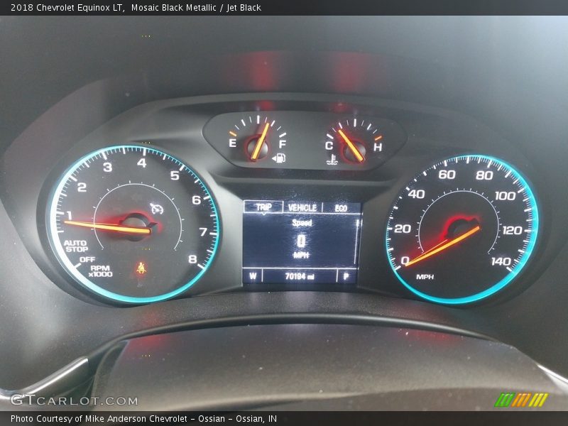 Mosaic Black Metallic / Jet Black 2018 Chevrolet Equinox LT