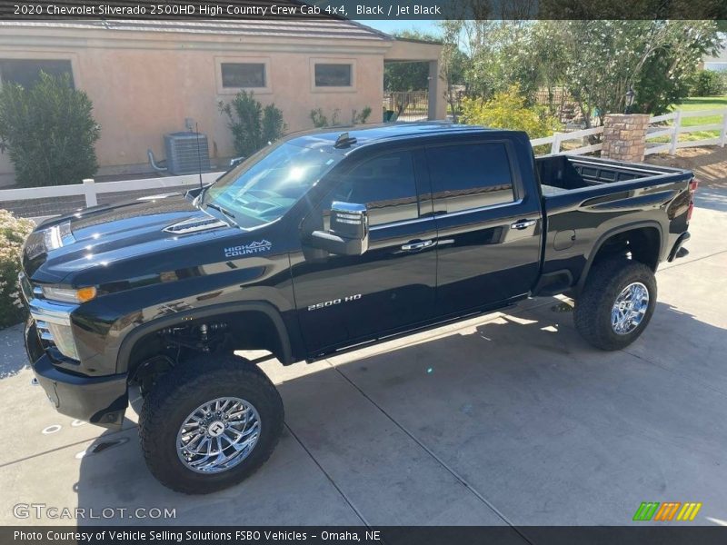 Black / Jet Black 2020 Chevrolet Silverado 2500HD High Country Crew Cab 4x4