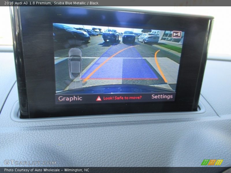 Scuba Blue Metallic / Black 2016 Audi A3 1.8 Premium