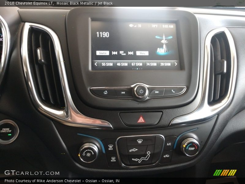 Mosaic Black Metallic / Jet Black 2018 Chevrolet Equinox LT