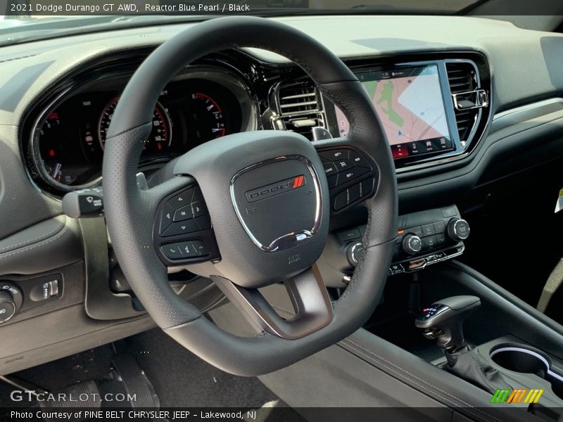 Reactor Blue Pearl / Black 2021 Dodge Durango GT AWD