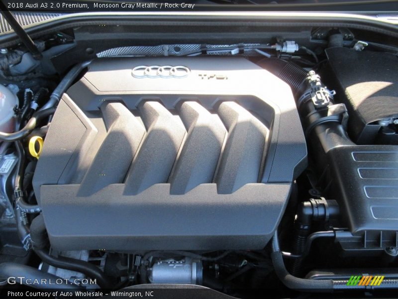 Monsoon Gray Metallic / Rock Gray 2018 Audi A3 2.0 Premium
