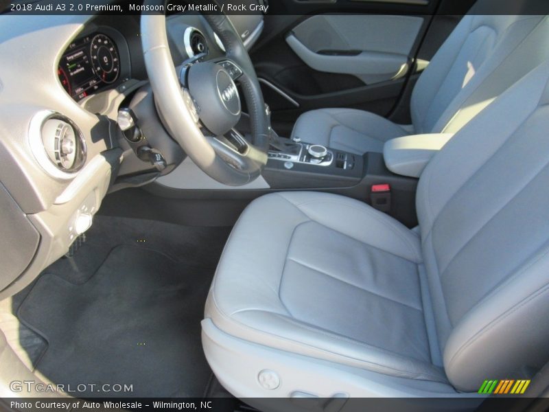 Monsoon Gray Metallic / Rock Gray 2018 Audi A3 2.0 Premium
