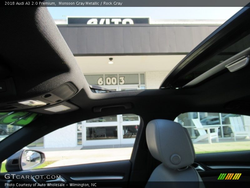 Monsoon Gray Metallic / Rock Gray 2018 Audi A3 2.0 Premium