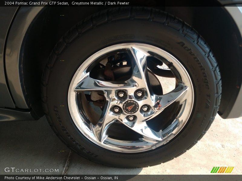 Greystone Metallic / Dark Pewter 2004 Pontiac Grand Prix GTP Sedan