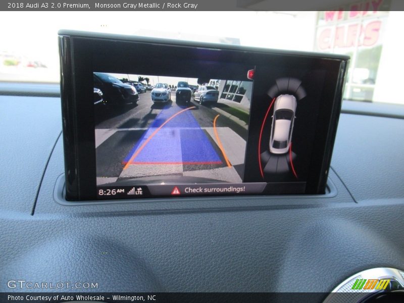 Monsoon Gray Metallic / Rock Gray 2018 Audi A3 2.0 Premium