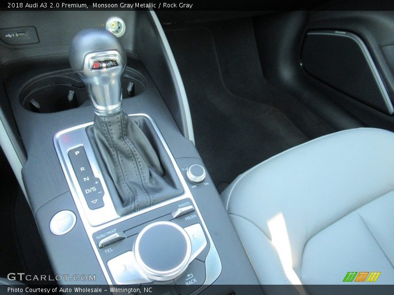Monsoon Gray Metallic / Rock Gray 2018 Audi A3 2.0 Premium