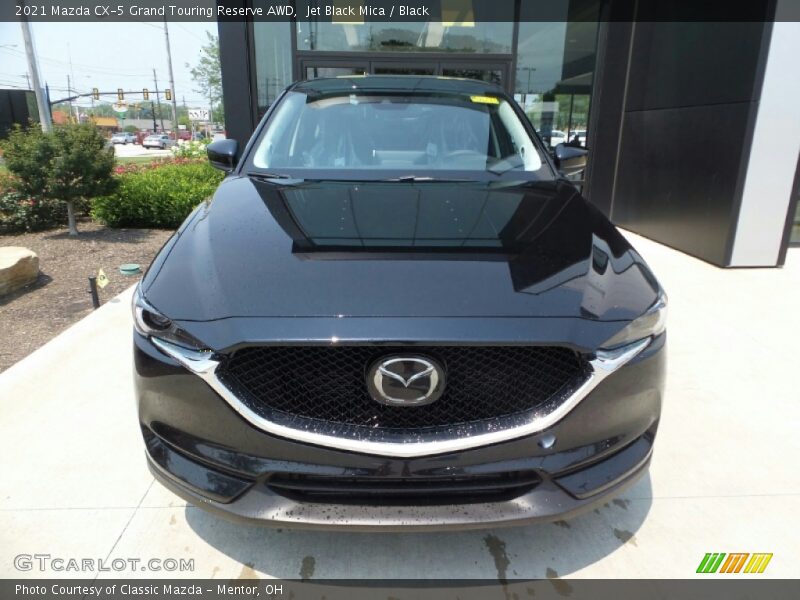 Jet Black Mica / Black 2021 Mazda CX-5 Grand Touring Reserve AWD
