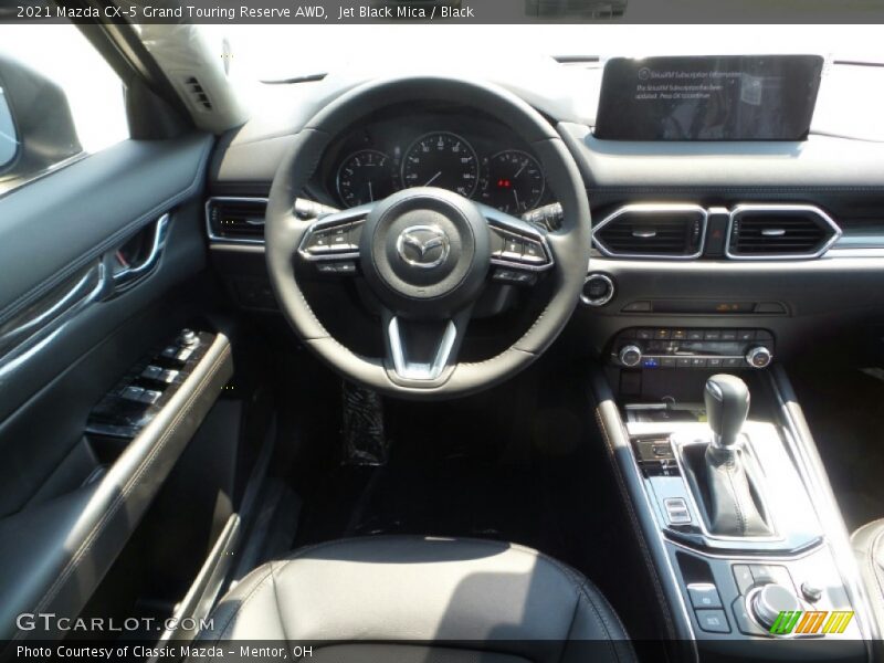 Jet Black Mica / Black 2021 Mazda CX-5 Grand Touring Reserve AWD